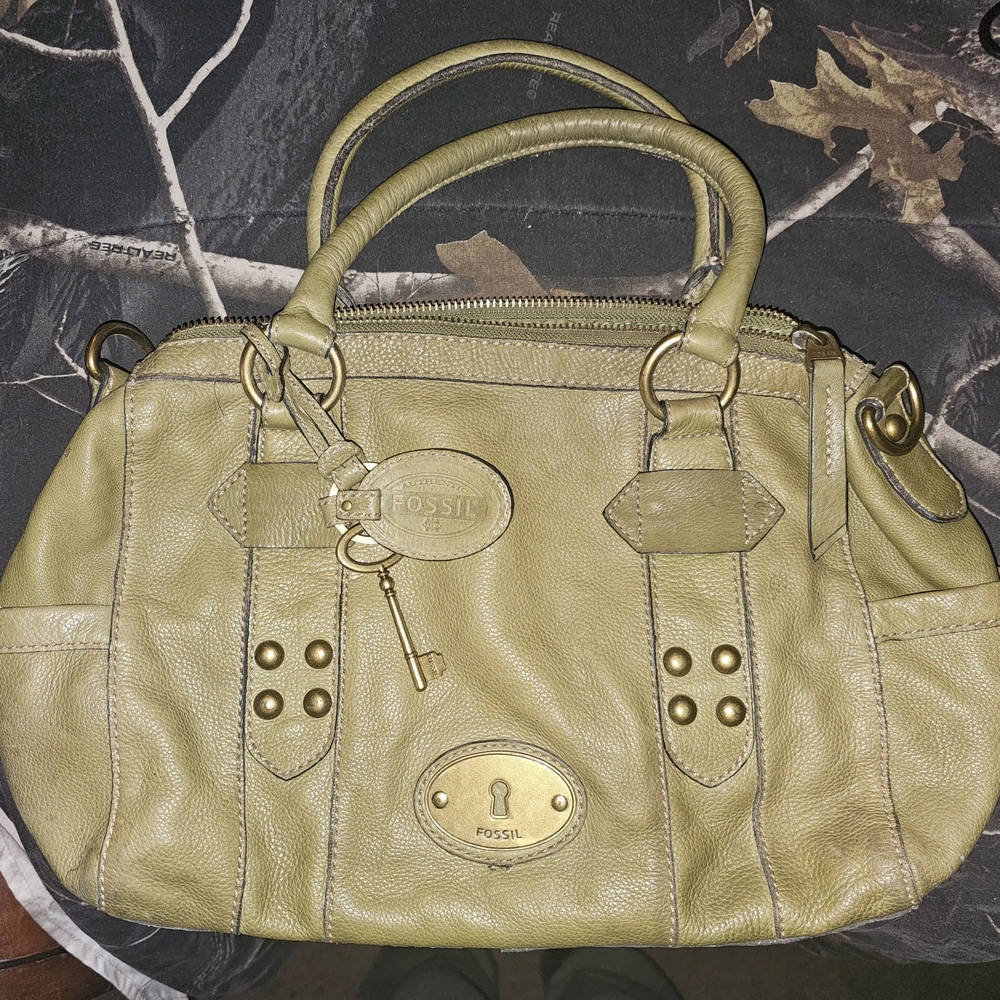 Fossil Women's Soft Olive Leather Bag